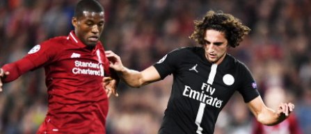 Victorie dramatică pentru Liverpool în derby-ul cu PSG, din Liga Campionilor